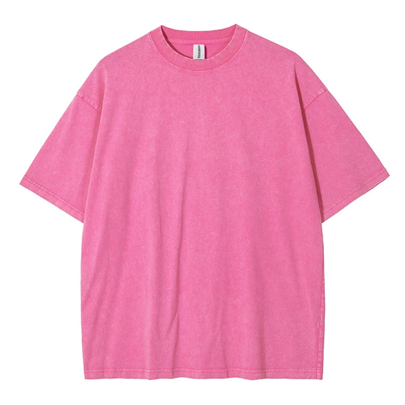 Acid Wash Distressed T-Shirt - Image 9