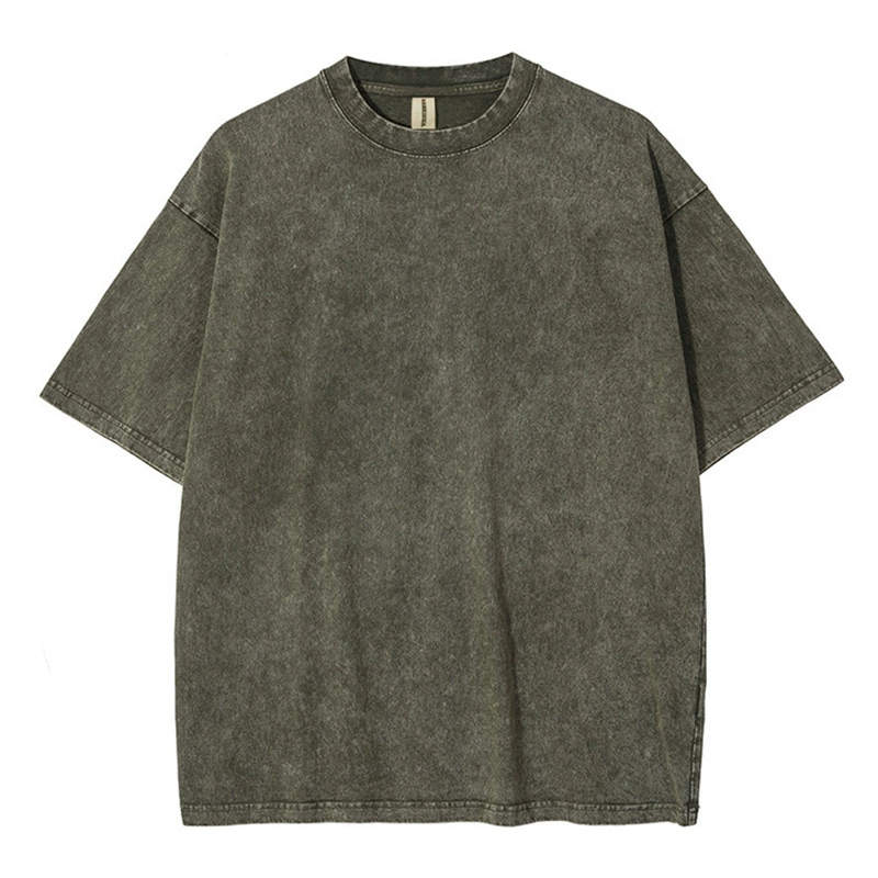 Acid Wash Distressed T-Shirt - Image 11