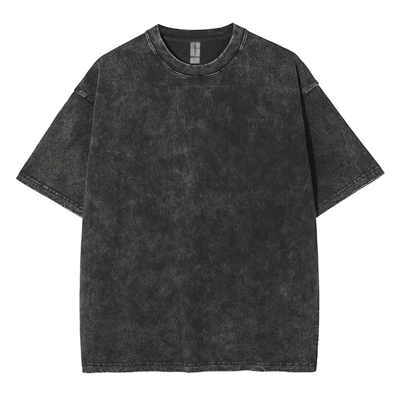 Acid Wash Distressed T-Shirt - Image 4
