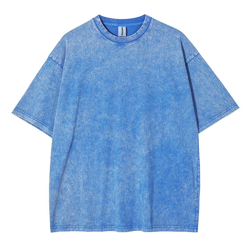 Acid Wash Distressed T-Shirt - Image 8