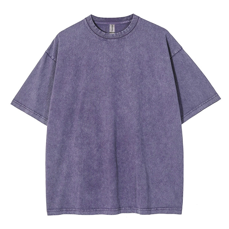 Acid Wash Distressed T-Shirt - Image 2