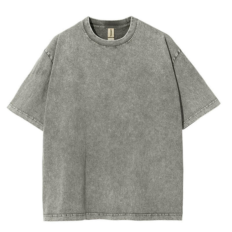 Acid Wash Distressed T-Shirt - Image 5